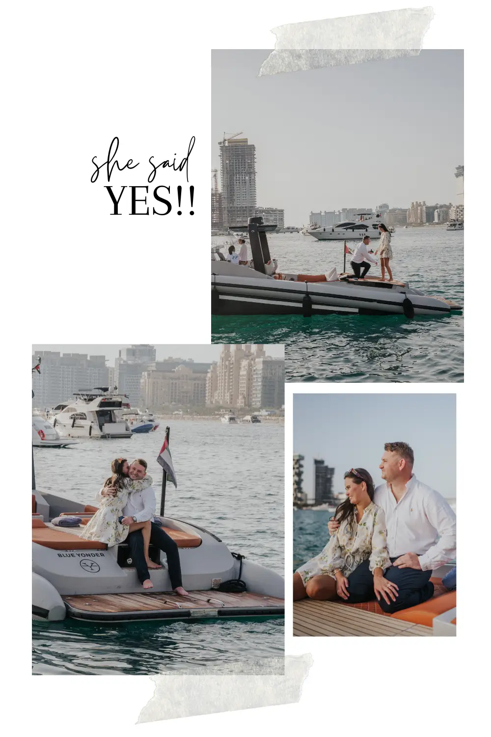 Dubai yacht proposal