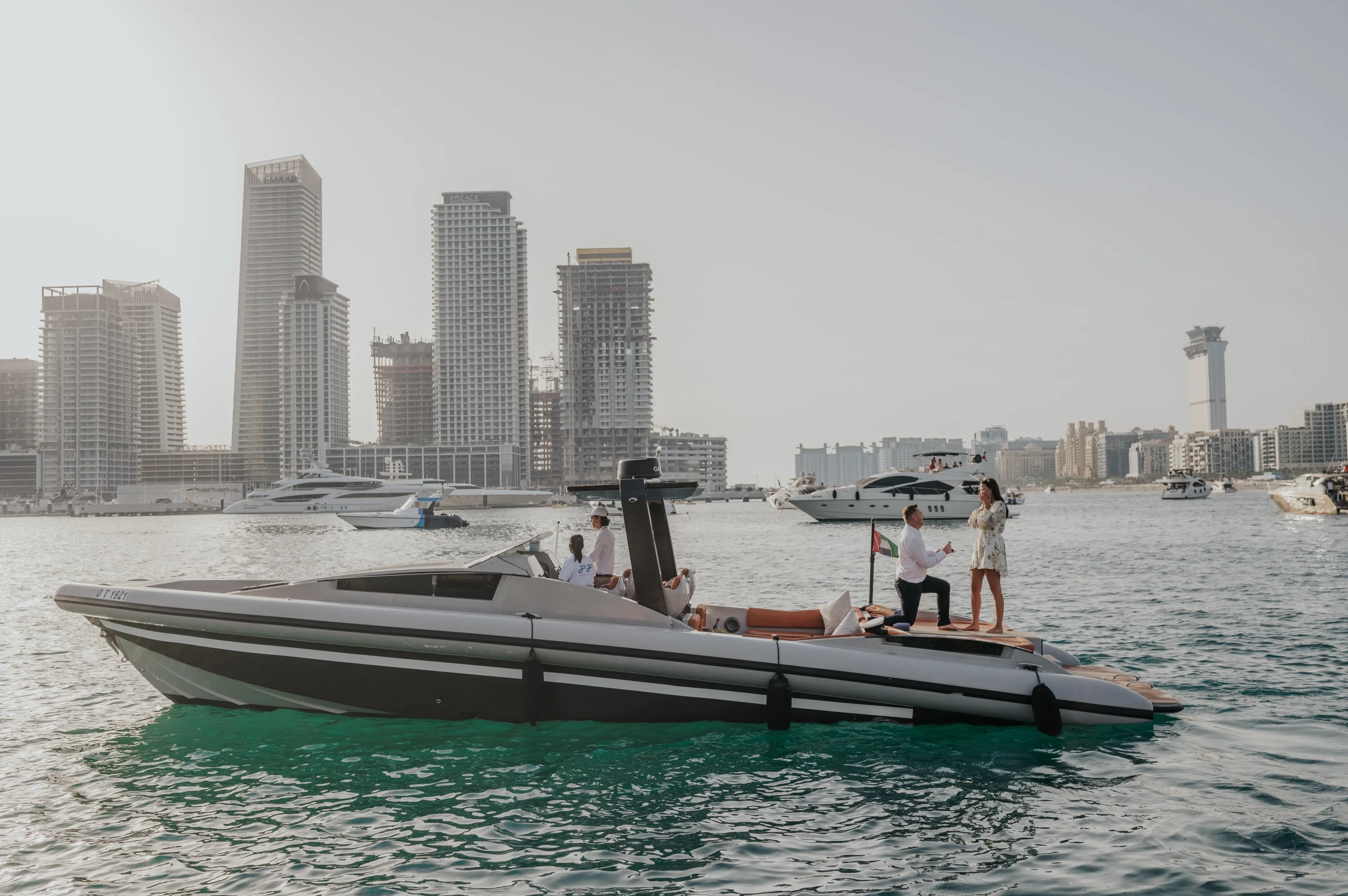 Yacht proposal Dubai